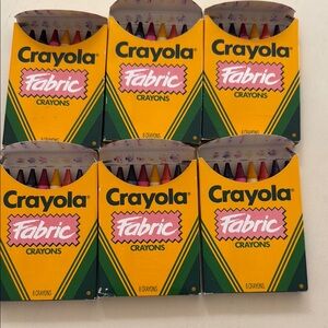Crayola Fabric Crayons Set 1994 vintage Canada made
